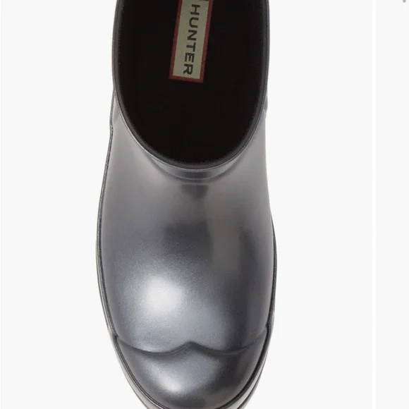 Hunter Charcoal Platform Rain Boots - Picture 3 of 9